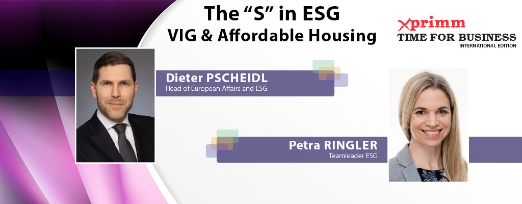 The 'S' in ESG - VIG & Affordable Housing, with Petra Riegler and Dieter Pscheidl, VIG